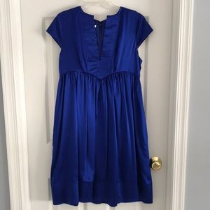 Maggy London women’s silk blue cocktail dress, size 8